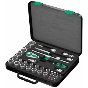 Wera 05 003647 001 Zyklop Sae Speed Ratchet Set 1/2" Drive 38-Piece Set - Picture 1 of 4