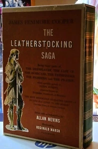 The Leatherstocking Saga - James Fenimore Cooper HC con estuche 1954 ilustrado - Imagen 1 de 4