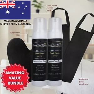 Self Tan Bundle NEW Mousse, Mitt, VALUE Bronzing, Spray Tan Queen, Salon Quality - Picture 1 of 1