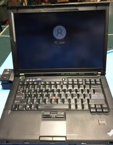 Lenovo ThinkPad T400 P8400 6GB RAM 300GB  Win10Pro w DOCKING STATION   *SUPER* v - Picture 1 of 14