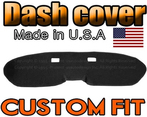 fits 1964-1966 FORD MUSTANG DASH COVER MAT DASHBOARD PAD / BLACK - Picture 1 of 5