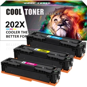 3 202X CF500X Toner Compatible with HP Color LaserJet M281cdw M281fdw M254dn MFP - Picture 1 of 10