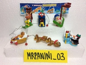 NUOVISSIMI PENDOLOTTI (I) -Kinder SORPRESINE- Serie Completa 6 pz + CARTINA (S2) - Picture 1 of 7