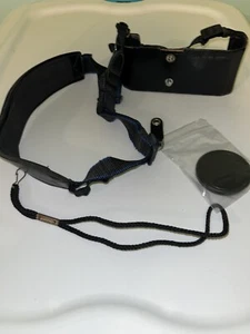 Canon half camera hard case Vintage Japan With Strap Camera Lens Leather - Picture 1 of 11