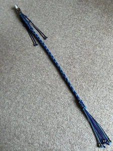 Motorcycle Biker Get Back Whip *UK GBW 40” 3 Colour Plait * Bobber Biker Apes - Picture 1 of 8