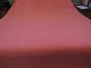 SFERRA KING SIZE COVERLET BED COVER CORAL COLOR BEDSPREAD 100% COTTON 100"X102"