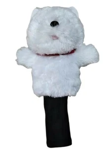 BRAND NEW Novelty Westie Dog Golf Driver Plush Headcover with sock - Picture 1 of 1