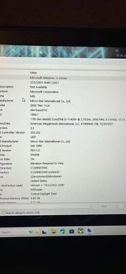 MSI 11UC-1276US GF63 Delgado 15.6" FHD i5-11400H 2.7GHz NVIDIA GeForce RTX 3050 4GB Foto 1 de 4