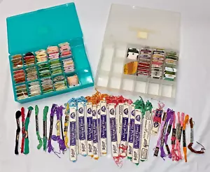 VTG Lot BELDINGS 4-Strand ARTSYL RAYON FLOSS Thread Full/Partial Skeins PLUS++ - Picture 1 of 7