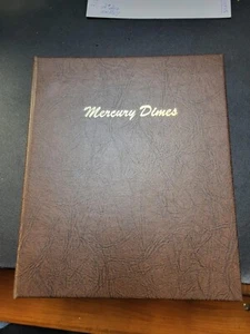 Complete Set mercury W/Rare & Valuable 1916-d. In a Dansco Album - Picture 1 of 9