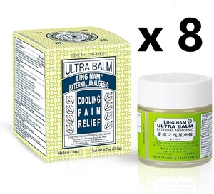 ( Pack of 8 ) Ling Nam Ultra Balm External Analgesic ~ 70ml ~ EXP 2027 !!! - Picture 1 of 6