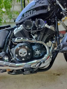 Derby Cover Black Finned for Yamaha XV950 2013-2019 Yamaha Bolt-R 2020-2024 - Bild 1 von 8