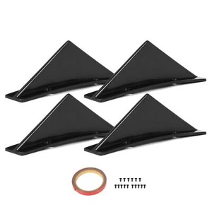 For Ford Mustang 2000-2021 Rear Bumper Diffuser Shark Fins Spoiler Lip Splitter - Picture 1 of 20