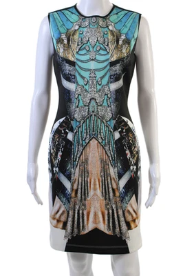 Vestido Clover Canyon para mujer estampado abstracto con joyas multicolor talla grande Foto 1 de 4