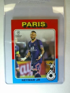 2021-22 Topps UEFA Champions League Neymar Jr. 1975-76 Footballers Insert 75-12 - Picture 1 of 2