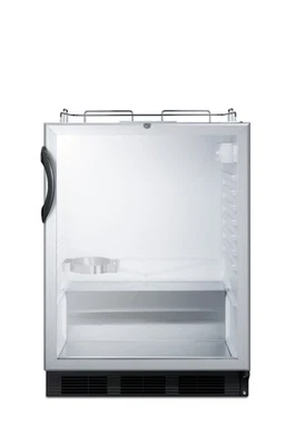 Summit SBC56GBINKADA 24"W 5.5 Cu. Kegerator de cerveza incorporado - acero inoxidable Foto 1 de 4