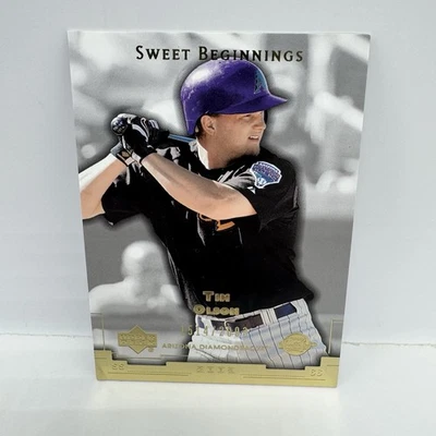 2003 Upper Deck Sweet Spot Tim Olson Sweet Beginnings #186 Numbered /2003 - Image 1 of 3