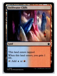 Swiftwater Cliffs #255 Ikoria: Lair of Behemoths Magic_the_gathering Land - Picture 1 of 2