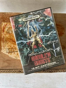 Ghouls’N Ghosts Video Game Cartridge SEGA GENESIS 1989 w/ Case (No Manual) - Picture 1 of 9