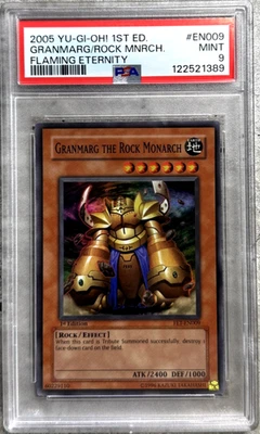 Yugioh Card Granmarg The Rock Monarch Super Rare PSA 9 Mint, FET-EN009 2005 - Image 1 of 4