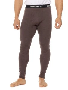 $115 SmartWool Men's Thermal Merino Wool Base Layer Bottom - Shale-Large - New - Picture 1 of 9