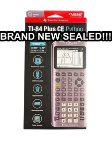 Texas Instruments TI-84 Plus CE Python Graphing Calculator-BRAND NEW SEALED! - Picture 1 of 5
