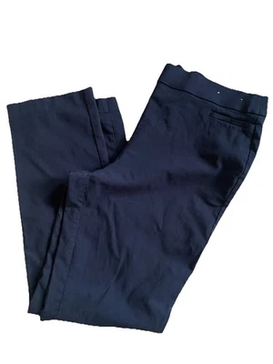 Liz Claiborne" Lisa 女式裤子海军蓝 20 码高秘密瘦身全新无标签 — 第 1/4 张图片
