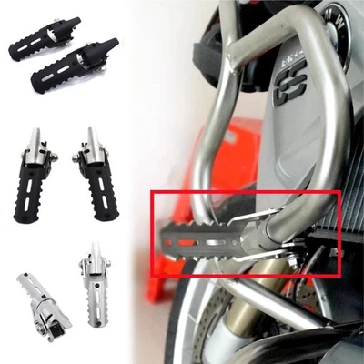 2 PIEZAS estriberas plegables reposapiés de motocicleta para BMW R1250GS R1200GS 2013-2021 Foto 1 de 4
