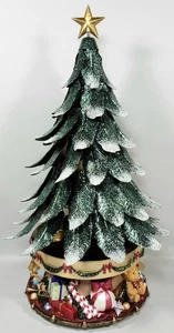 Vintage Partylite grüner musikalischer Weihnachtsbaum Teelichthalter 15" NICHT MEHR ERHÄLTLICH  - Bild 1 von 9