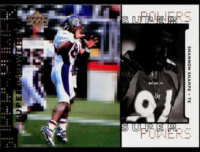 Shannon Sharpe 1998 Upper Deck #S14 Super Powers Denver Broncos - Image 1 of 2