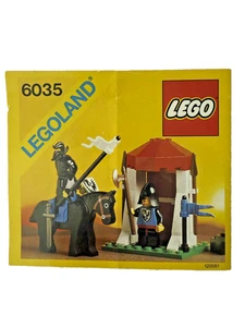 VINTAGE 1987 - LEGOLAND 6035 INSTRUCTION BOOKLET  - CASTLE GUARD - USED - Picture 1 of 2