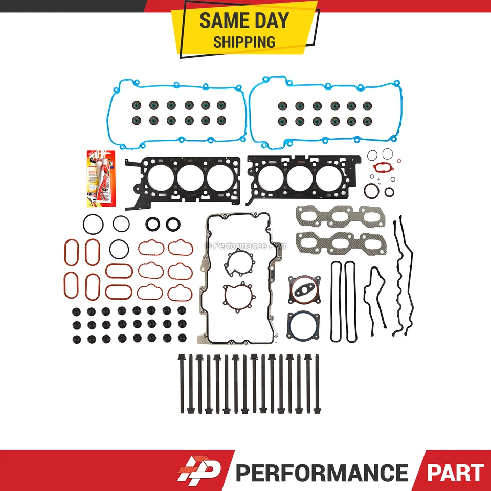 Juego completo de juntas pernos de cabeza para 2003-2007 V6 Jaguar S-Type 3,0 L DOHC 24v Foto 1 de 4