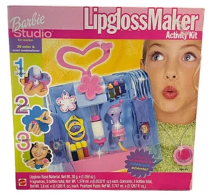 NEW 2001 Barbie Studio Lipgloss Maker Activity Kit BEST BY DATE 01/30/2004 - Picture 1 of 23