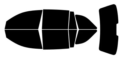 Kit de película de cerámica nano precortada para automóvil Chrysler Pacifica 2004-2008 tinte de ventana Foto 1 de 4