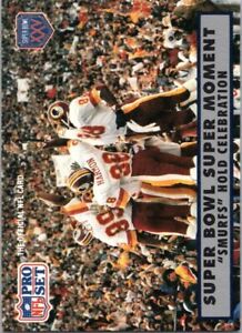 1990 Pro Set Super Bowl XXV Silver Anniversary - #148 Schtroumpfs (Redskins)