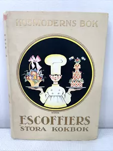 Escoffiers Stora Kokbok Husmoderns Buch Schwedisches Kochbuch von Auguste Escoffier GUC - Bild 1 von 13