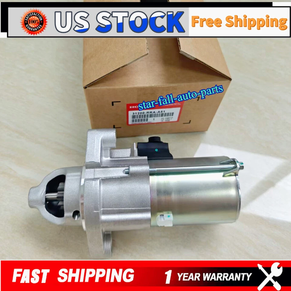 Motor de arranque OEM 31200-RRA-A51 para Honda Civic 2006-2011 Element 2007-2008 MT Foto 1 de 4