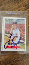 1991 CLASSIC BEST SIGNED ROOKIE CARD TIM SALMON MIDLAND CALIFORNIA ANGELS # 329