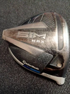 TaylorMade SIM Max 9 Driver Head only Right handed With Head Cover From Japan - Picture 1 of 5
