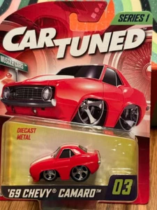 2024 Car Tuned Series 1 '69 CHEVY CAMARO Red w White Stripes Walgreens Exclusive - Picture 1 of 1