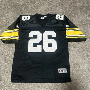 Vintage Pittsburgh Steelers Football Trikot Herren Gr. 52 schwarz Starter Rod Woodson - Bild 1 von 6