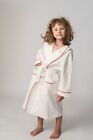 Linen Hooded Bathrobe for Kids with Embroidery Options