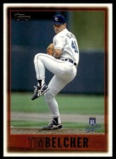 1997 Topps Baseball Card Tim Belcher uihu Kansas City Royals #422