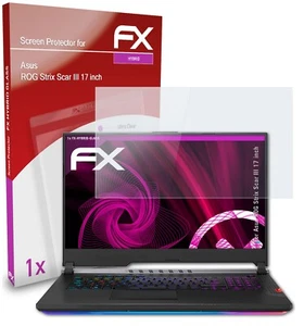 atFoliX Glass Protector for Asus ROG Strix Scar III 17 inch 9H Hybrid-Glass - Picture 1 of 5