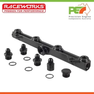 Totalmente Nuevo * RACEWORKS * CARRIL DE COMBUSTIBLE MITSUBISHI EVO 4-9 4G63 - Imagen 1 de 4