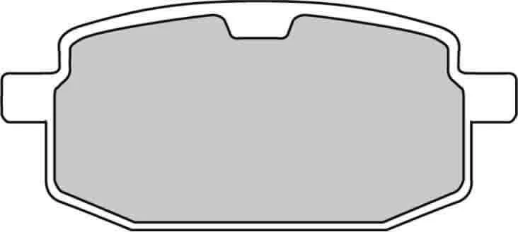 SERIE PASTIGLIE FRENO YAMAHA FDB636EF CR Z BW'S BOOSTER 100 - Immagine 1 di 1