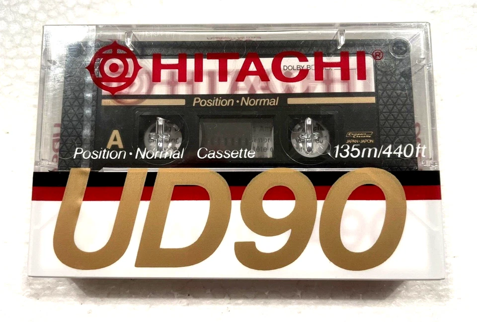 HITACHI UD 90 casete de audio vintage cinta en blanco sellada Hecho en Japón Tipo I Foto 1 de 2
