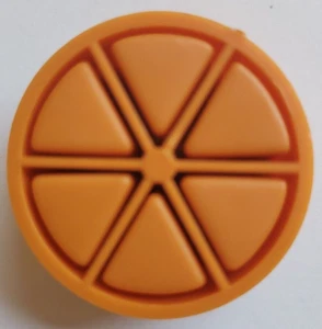 Trivial Pursuit Orange Pie Game Piece ONLY 1981 Master Game Genus Edition - Picture 1 of 3