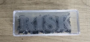 RISK 1998 Board Game Replacement Pieces: Black Pieces w/Case VINTAGE - Picture 1 of 2