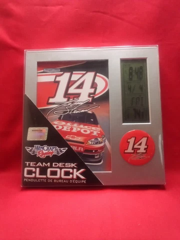 2011 WinCraft Tony Stewart Desk Clock (NIP) (#14 Office Depot) Cover